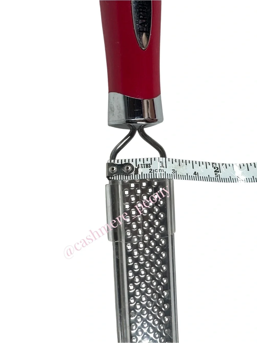Farberware Red Stainless Steel Fresh Fine Zester Grater with Cover